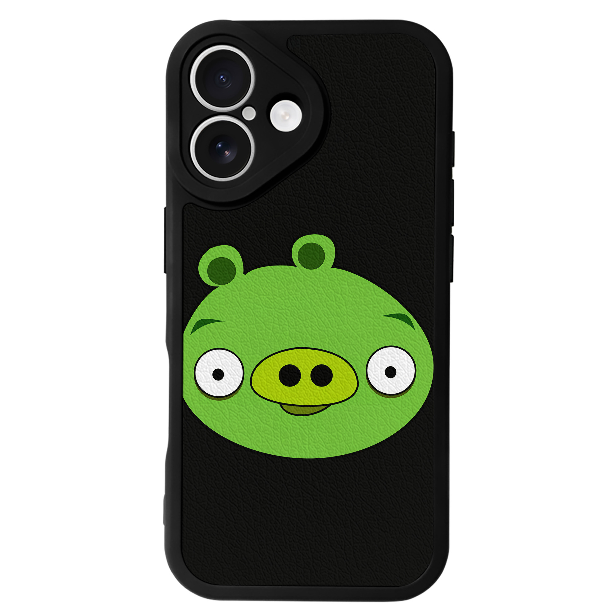 （画像用） Angry Birds アングリーバード 【iPhone 16シリーズ対応】シリコンスマホケース（レザー調） 材質：シリコン